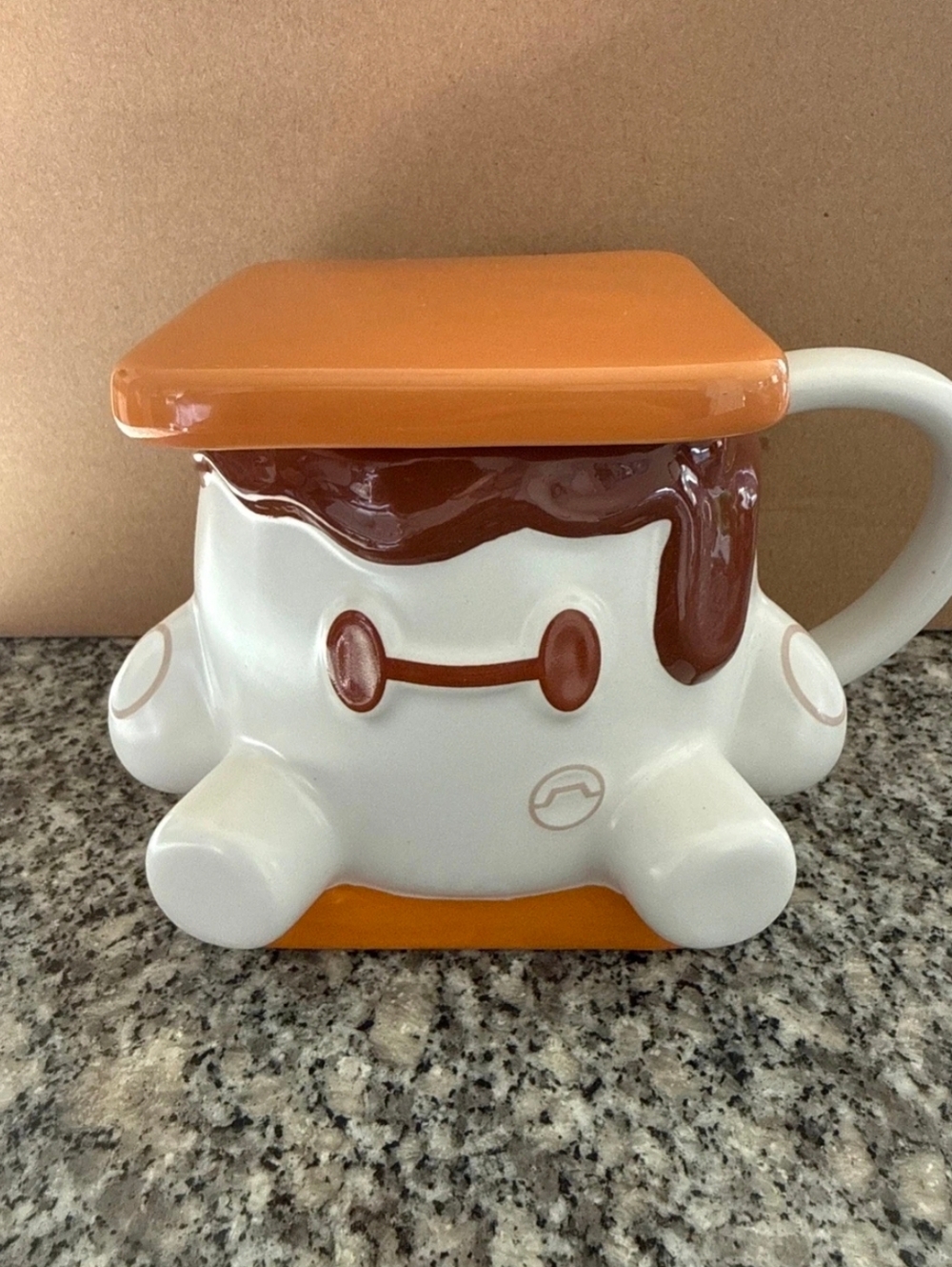 New 2024 Disney Parks Baymax Smores Munchlings Ceramic 16oz Coffee Mug With Lid